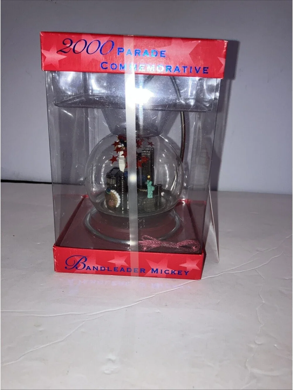 VTG 2000 Lenox Disney Bandleader Mickey Silverplated Macy’s NYC Ornament NEW